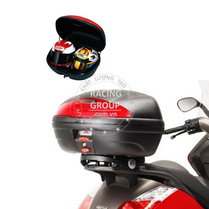 Thùng sau givi E450N 45 lít tặng kèm đế hàng chính hãng - bảo hành 2 năm