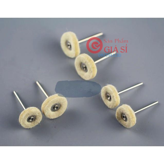Bộ 10 pad nỉ đánh bóng 25mm ❤️freeship❤️