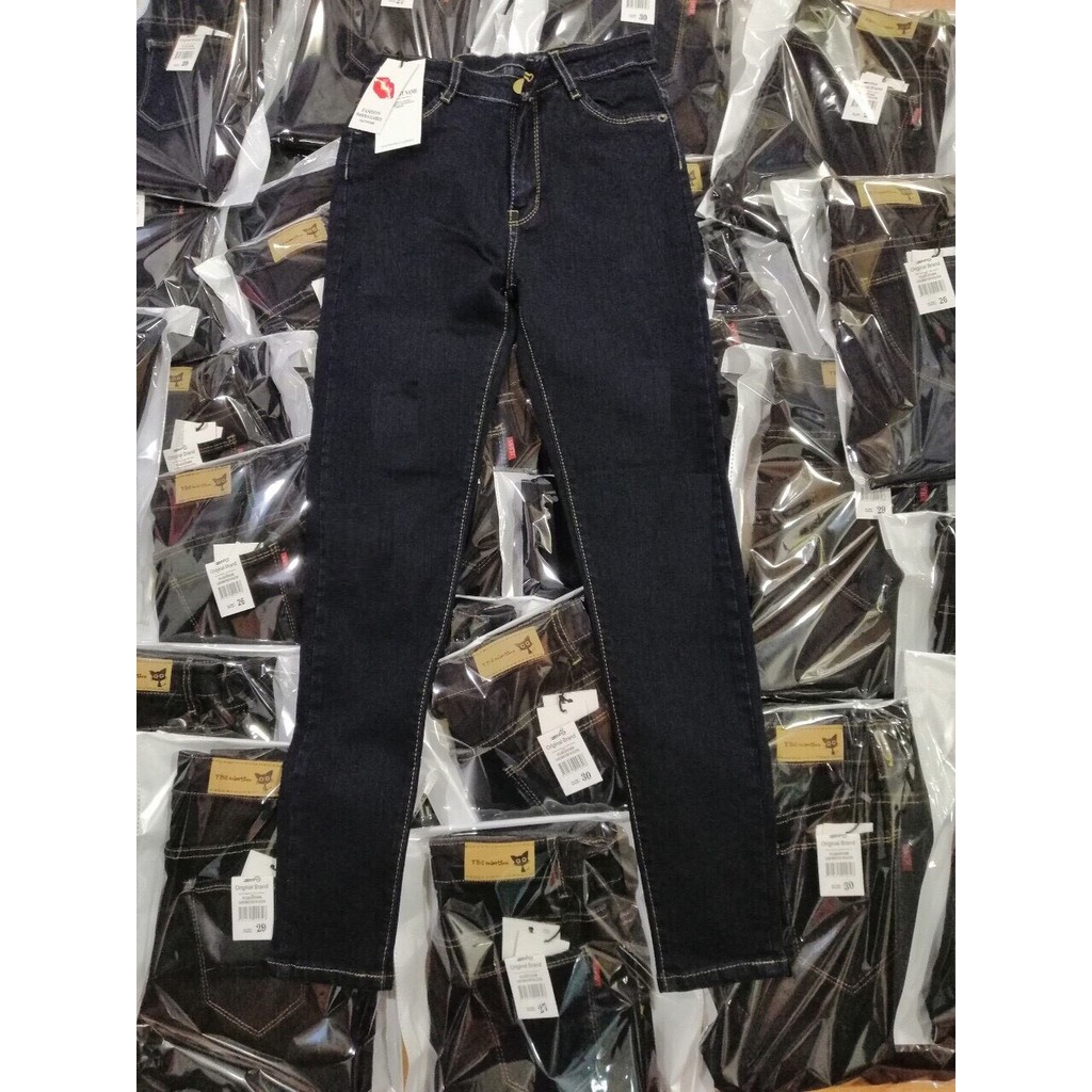 Quần jean nữ nhiều màu chất giãn có big size nh552
