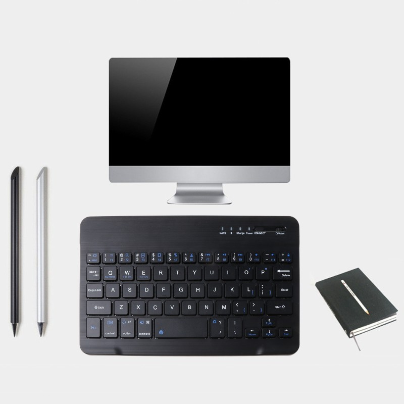 Bàn Phím Không Dây Bluetooth 3.0 7.9 "Mini Có Thể Sạc Lại Cho Pc Laptop Điện Thoại