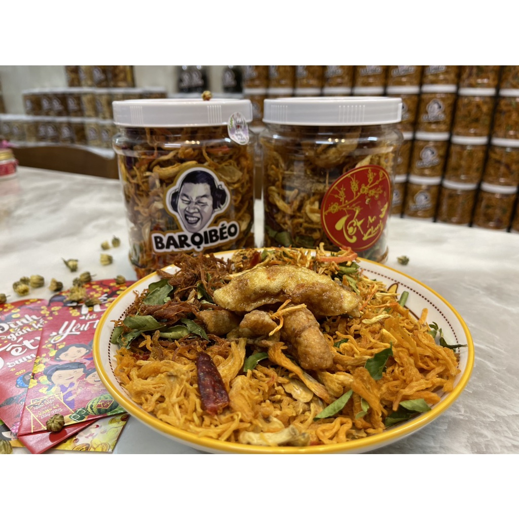 QUÀ TẾT [ Ngũ Vị Cung Chúc Tân Xuân] Thầy Giáo Ba Hủ PET 500gr | BigBuy360 - bigbuy360.vn