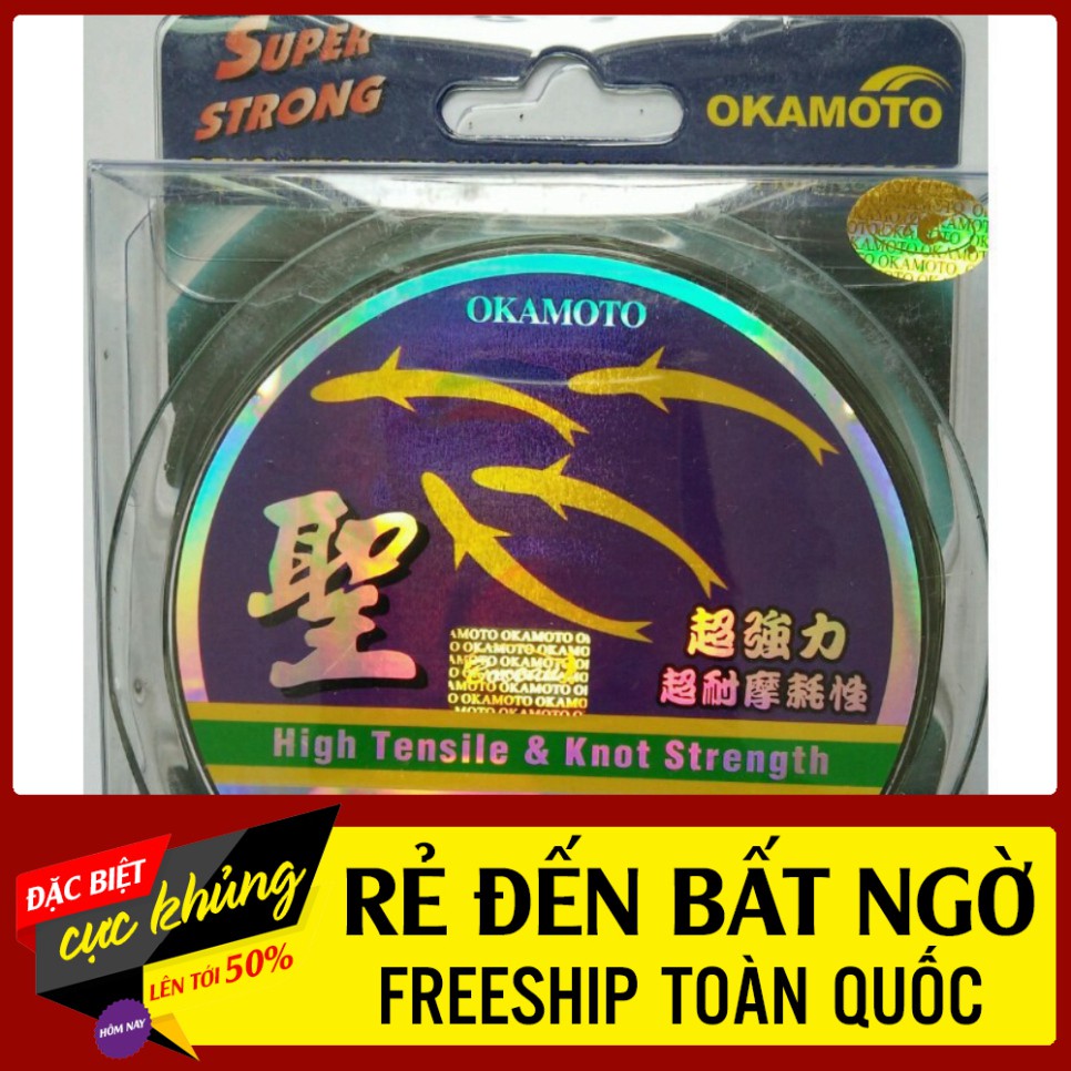 [ XẢ KHO TẬN GỐC ] Dây Cước Câu Cá Nhật Bản OKAMOTO - 4 Con Cá Liên Hệ 0931.753.917