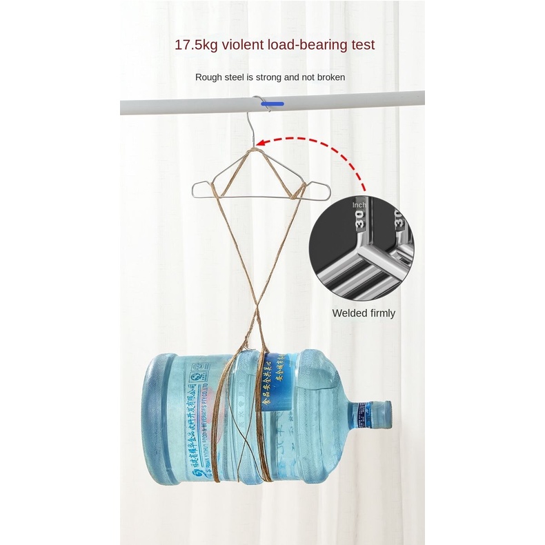 Móc treo quần áo bằng thép không gỉ 304