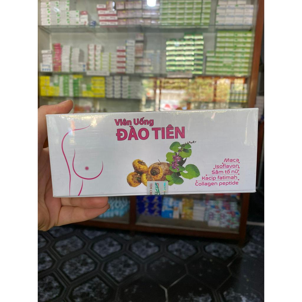 Viên uống nội tiết Đào Tiên - Hỗ trợ tăng kích thước vòng 1 - tăng cường nội tiết tố nữ - Hộp 40 viên
