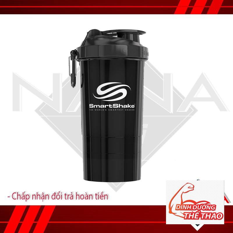 Bình lắc thể thao SMART SHAKER L 3 ngăn 800ml - Chính hãng