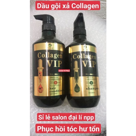 [Hàng Chính Hãng] Dầu Gội Collagen VIP 800ml mẫu mới nhất 2021