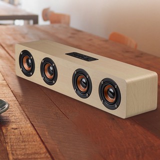 Loa Bluetooth Hifi 12w Họa Tiết Vân Gỗ