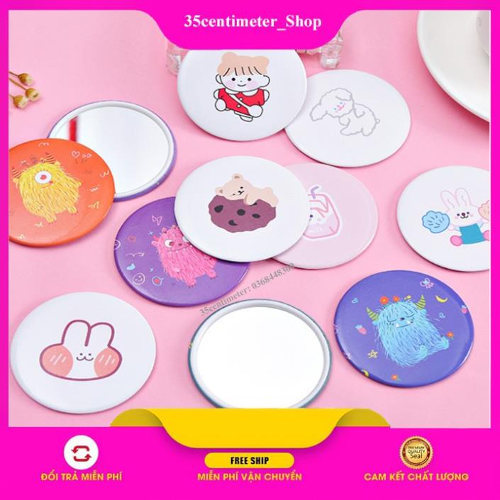 Gương nữ cầm tay mini Hàn Quốc siêu hot G09- Shop giao hàng ngẫu nhiên.