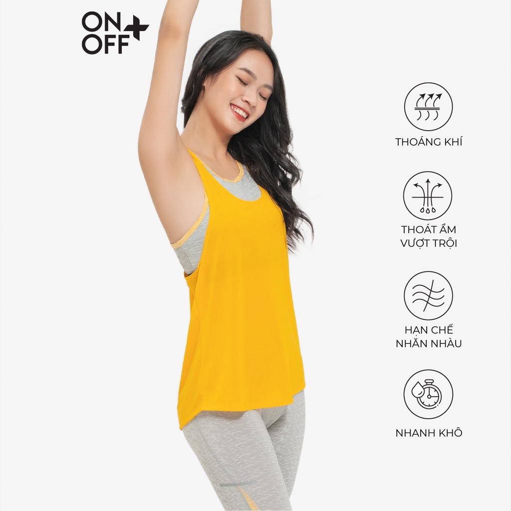 Áo tanktop thể thao ONOFF mềm nhẹ, chống nhăn nhàu - H16TT19050