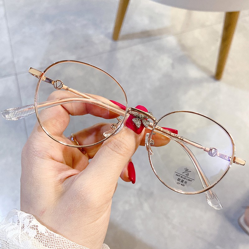 Mắt Kính Gọng Tròn Chống Ánh Sáng Xanh Thời Trang Cho Nam Nữjz5507 | BigBuy360 - bigbuy360.vn