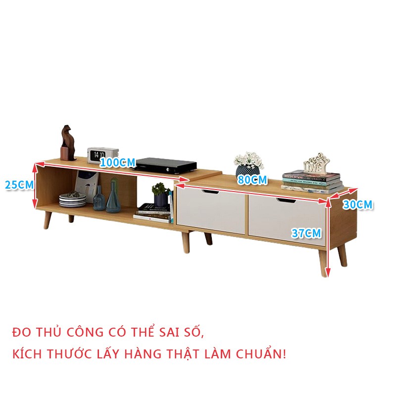 Combo Kệ Tivi Bàn Trà IGA Để Sàn Thông Minh Tự Thay Đổi Kích Thước