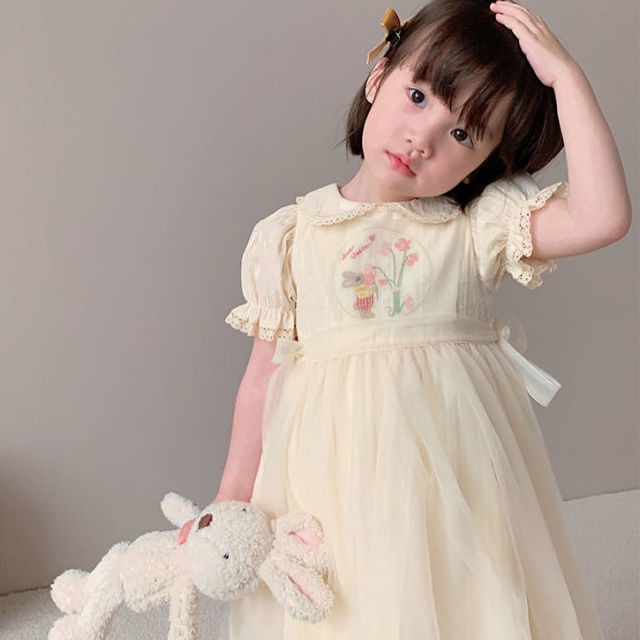 Đầm Công Chúa Cổ Búp Bê Dễ Thương Dành Cho Bé Gái 202