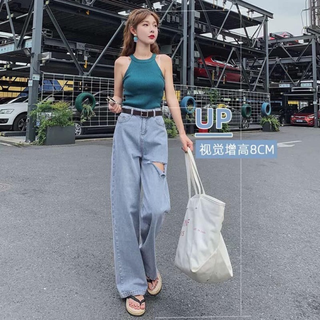 Quần Jean ống rộng