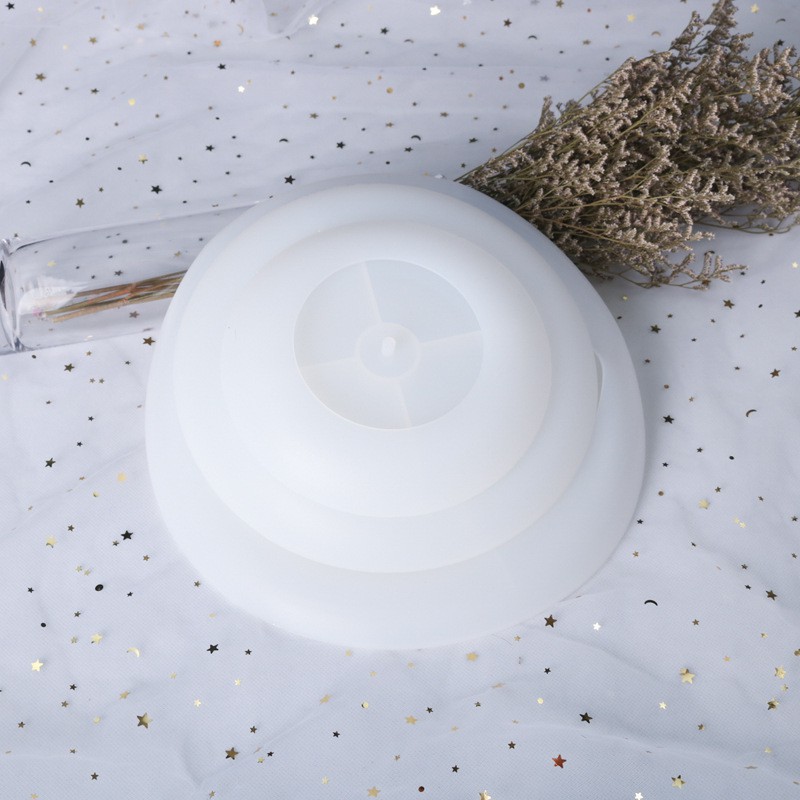 Khuôn Silicon Khay Hoa Quả Hình Tròn Handmade