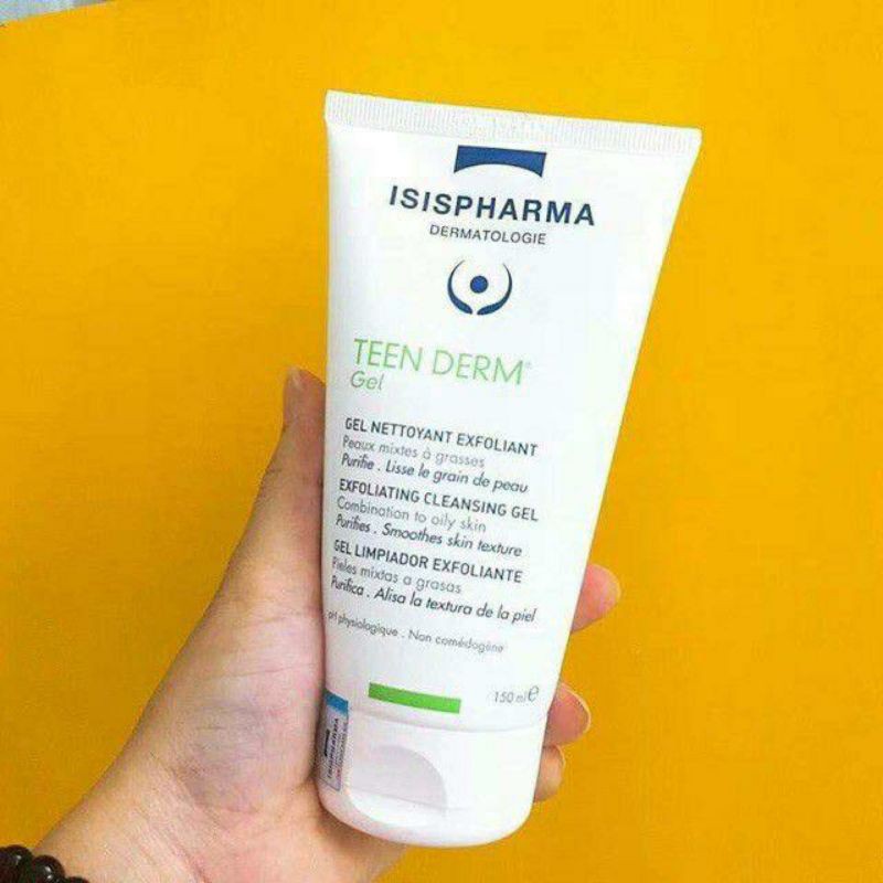 Gel Rửa Mặt Ngăn Ngừa Mụn Isis Pharma Teen Derm Gel