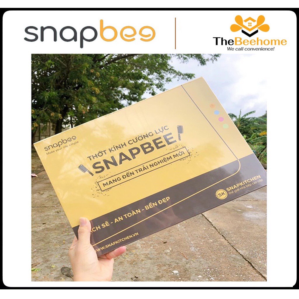Thớt kính cường lực tiện dụng đa năng bảo đảm vệ sinh Snapbee