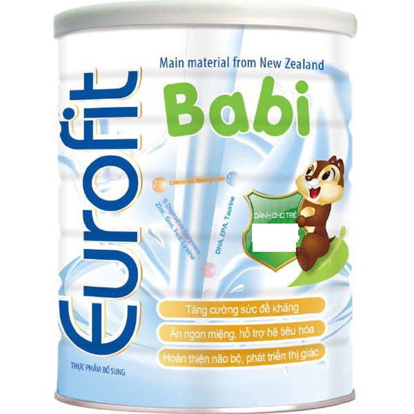 Sữa Eurofit Babi 900g