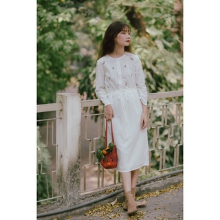 Cỏ lau - đầm rút eo tilo dress