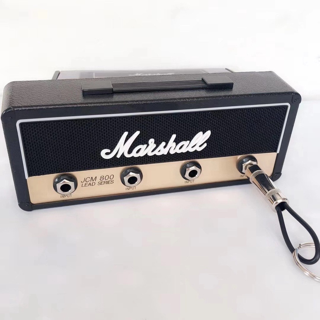 [Ảnh thật] Phụ kiện móc khóa hình loa Marshall decor trang trí nhà của (set 4 móc)