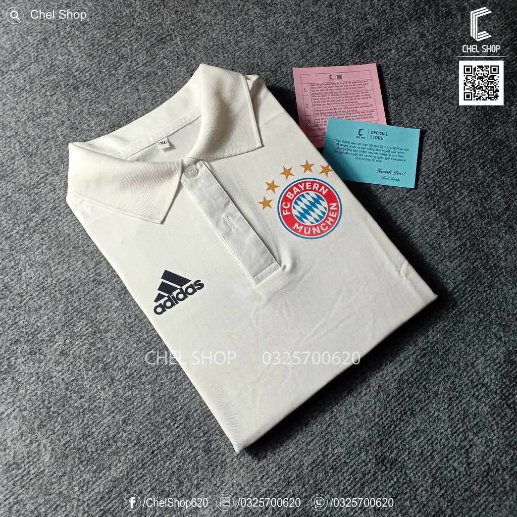 Áo polo cao cấp Bayern Munich [ẢNH THẬT]