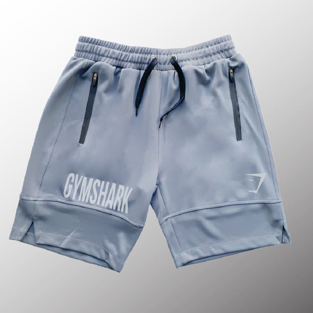 Quần short tập gym Gymshark logo phản quang, khóa chống nước - Quần đùi thể thao cao cấp - BiT Fitness Q.GS.2LG | BigBuy360 - bigbuy360.vn