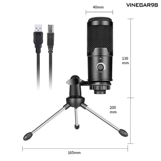 VINE™  Adjustable USB Interface Metal Recording Microphone Computer