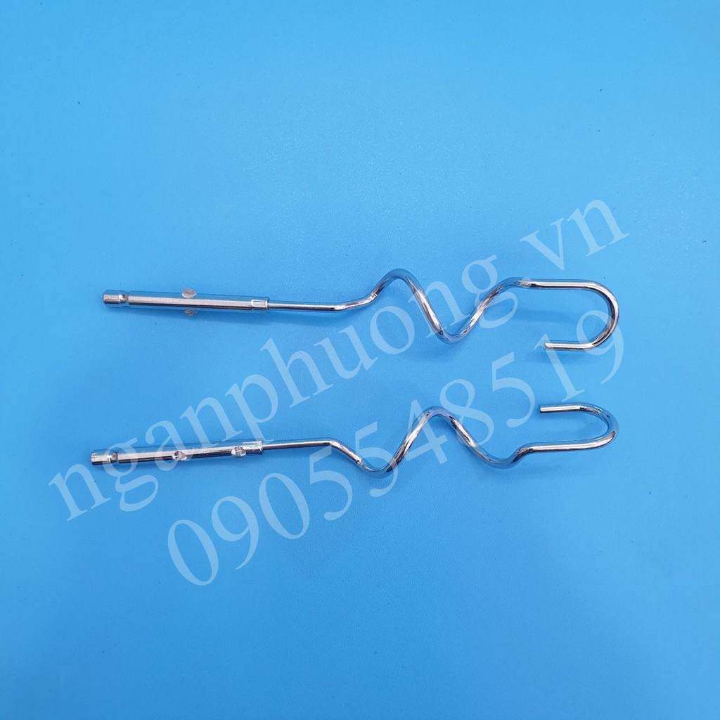 BỘ 2 QUE ĐÁNH TRỨNG / MÓC NHÀO BỘT INOX - PHỤ KIỆN MÁY ĐÁNH TRỨNG SCARLETT
