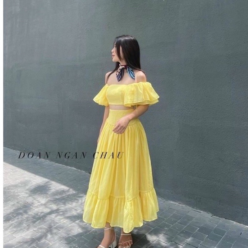 Váy Maxi Tơ Nhún Freesize dưới 55kg🌻Phong cách quyến rũ sexy | WebRaoVat - webraovat.net.vn