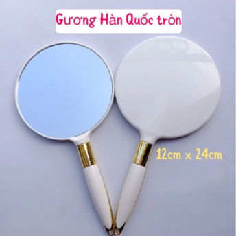 Gương cầm tay, gương soi cầm tay kiểu hàn quốc