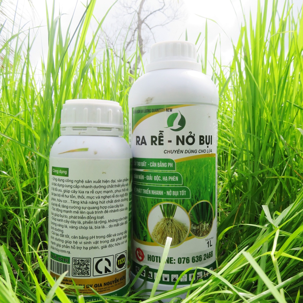 RA RỄ NỞ BỤI CHUYÊN LÚA - CHAI 1 LÍT