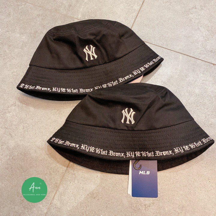 Mũ Bucket NY Hàng Thái Lan Bao Đẹp, Chất Kaki Cotton Thoáng Mát, Phom Mũ Mềm Mại, Ôm Đầu, Phù Hợp Cả Nam Và Nữ