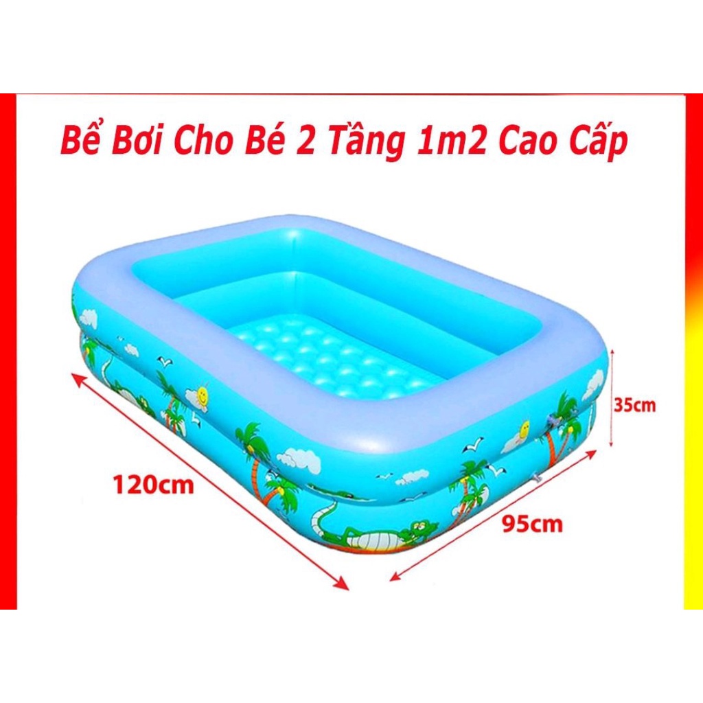 BỂ BƠI PHAO BƠI CỠ LỚN 1M2 CHO BÉ YÊU