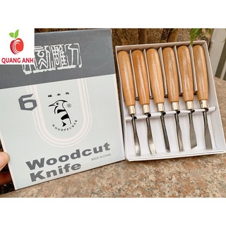 BỘ ĐỤC GỖ MỸ NGHỆ 6 MÓN CAO CẤP