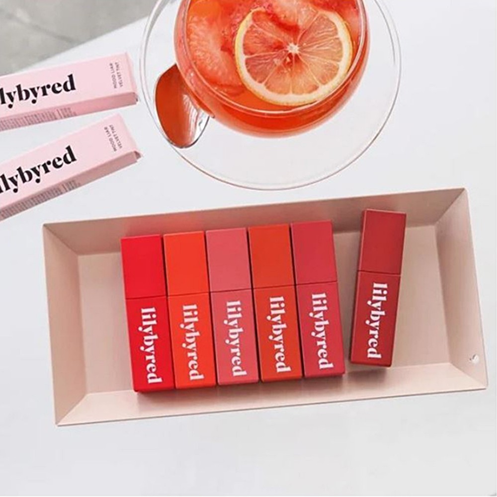 Son kem lì Lilybyred Mood Liar Velvet Tint Lên Màu Chuẩn, Mịn Môi