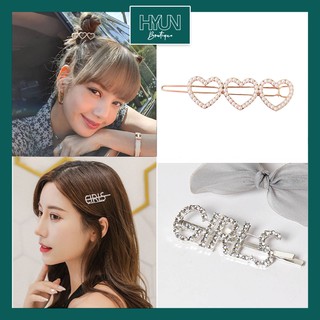 Kẹp tóc Lisa Blackpink - làm đẹp mái tóc bạn gái - cá tính nổi bần bật - KB-PINK01