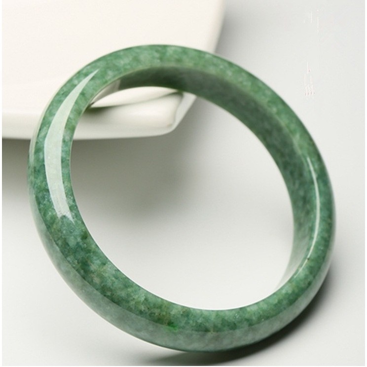 Vòng tay đá ngọc bích đơn giản cho mẹ và bé