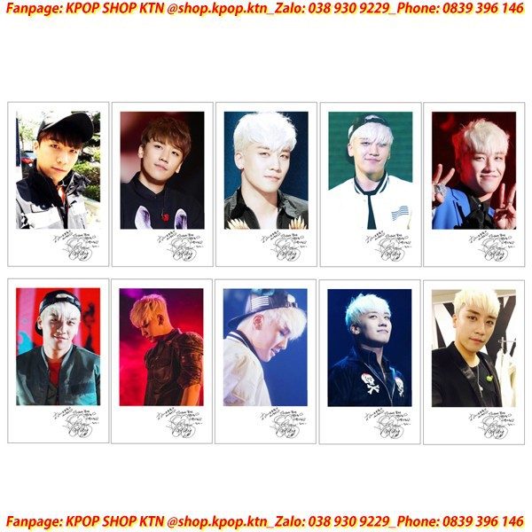 CARD CHỮ KÍ SEUNGRI BIGBANG_CKXK0018