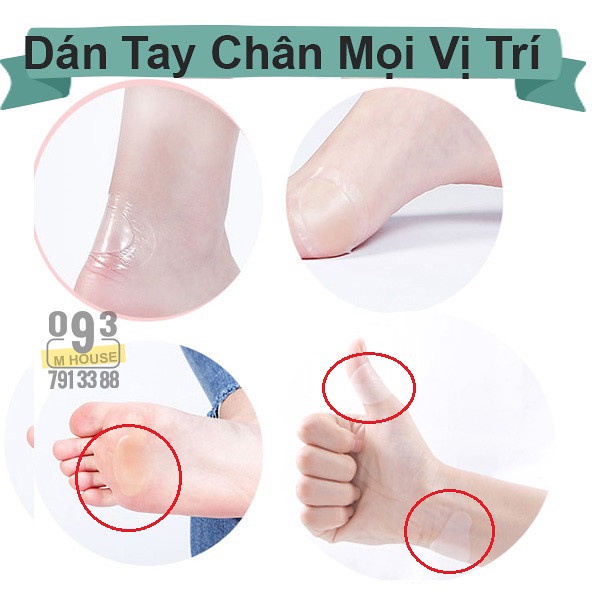 Cuộn Băng Keo Dán Gót Chân Chăm Sóc Da Chống Đau Ngón Chân, Không Thấm Nước
