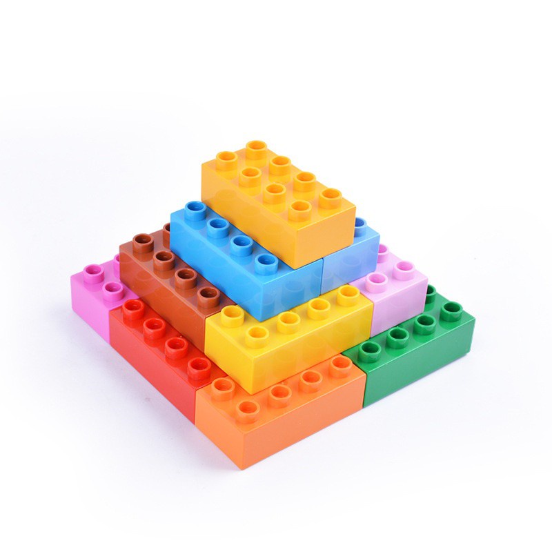 [Mã LIFETOYS1 giảm 30K đơn 99K] Bộ đồ chơi lắp ghép xây dựng tòa nhà hạt lớn dành cho trẻ em sáng tạo DIY