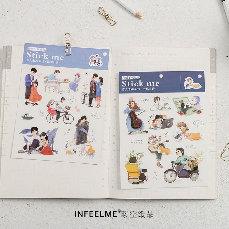 Sticker 1 tấm Happy day