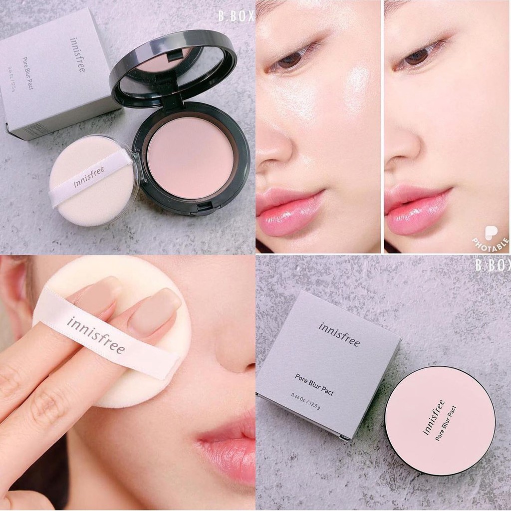 Phấn Phủ Dạng Nén Innisfree Pore Blur Pact