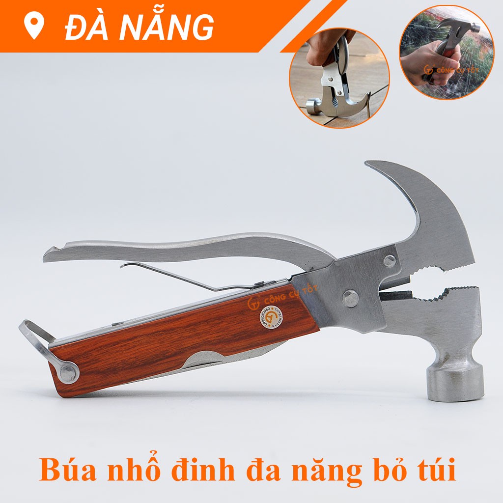 Búa nhổ đinh đa năng bỏ túi 9 trong 1 GT710