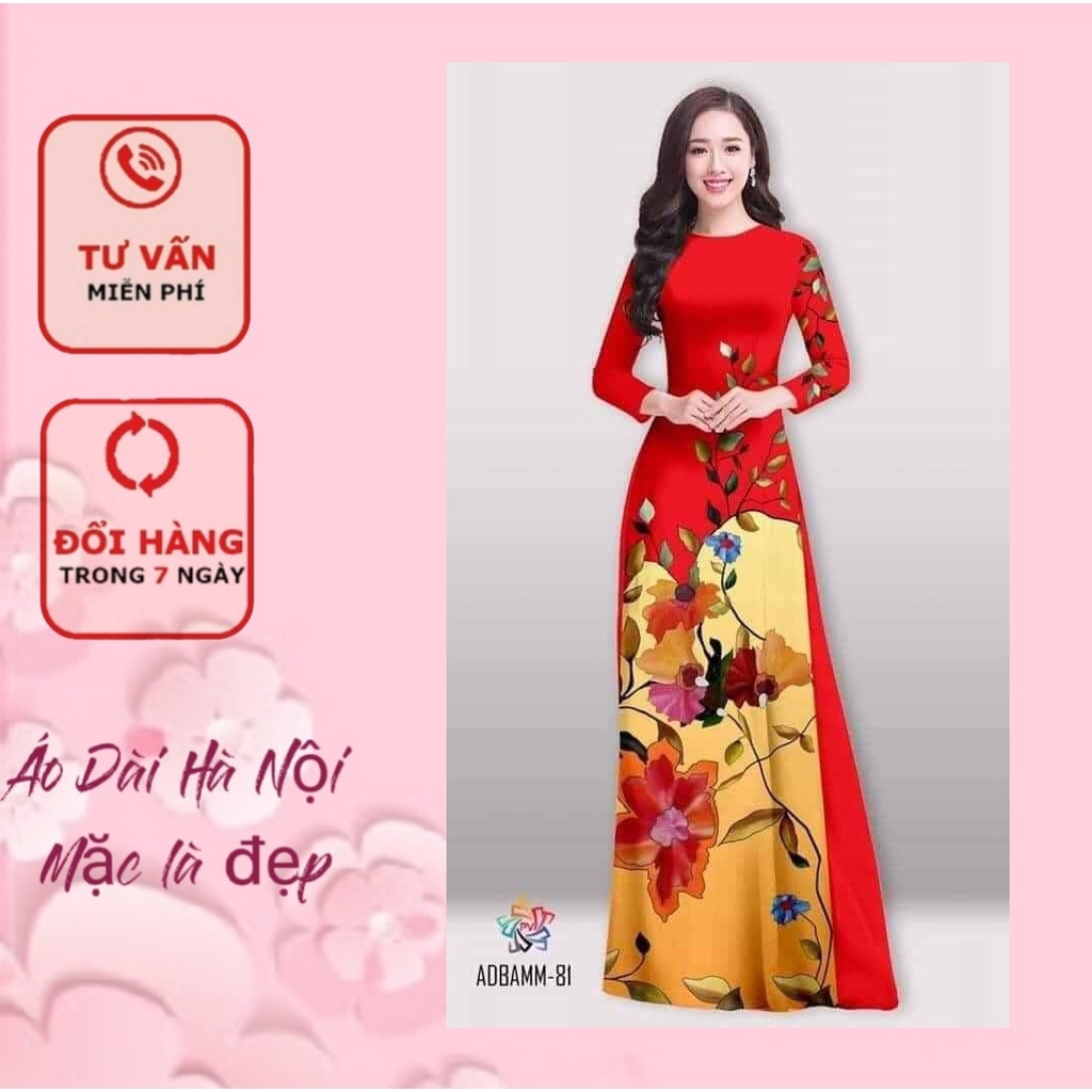 Các mẫu áo dài in 3D được khách yêu thích - Áo Dài Hà Nội