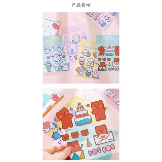 🐻Sticker17 hình dán cute, sticker trang trí