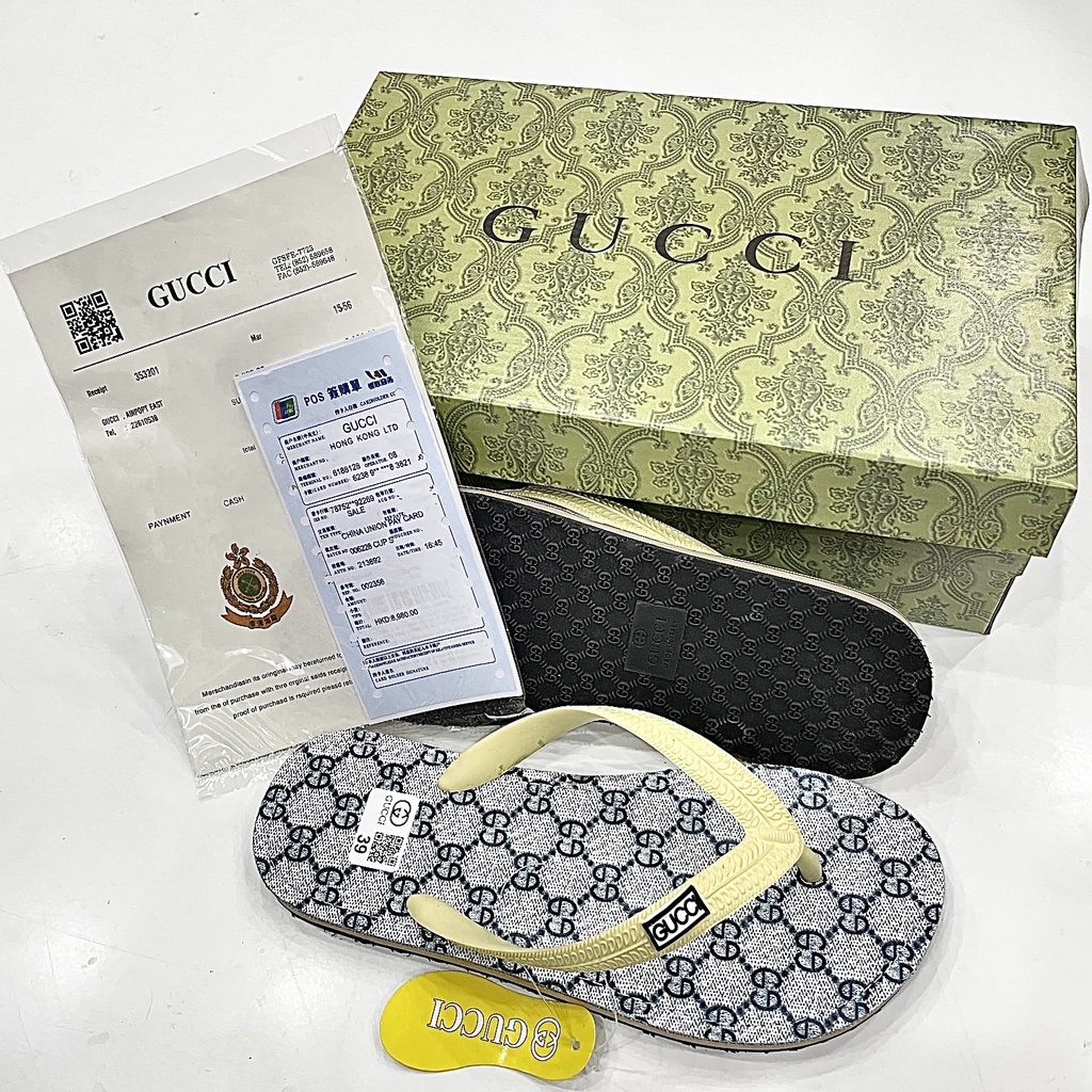 [FullBox] Dép nam xỏ ngón Gucci cao cấp, thời trang cá tính. Đầy đủ hộp+hóa đơn chính hãng Gucci, siêu rẻ bền bỉ êm chân