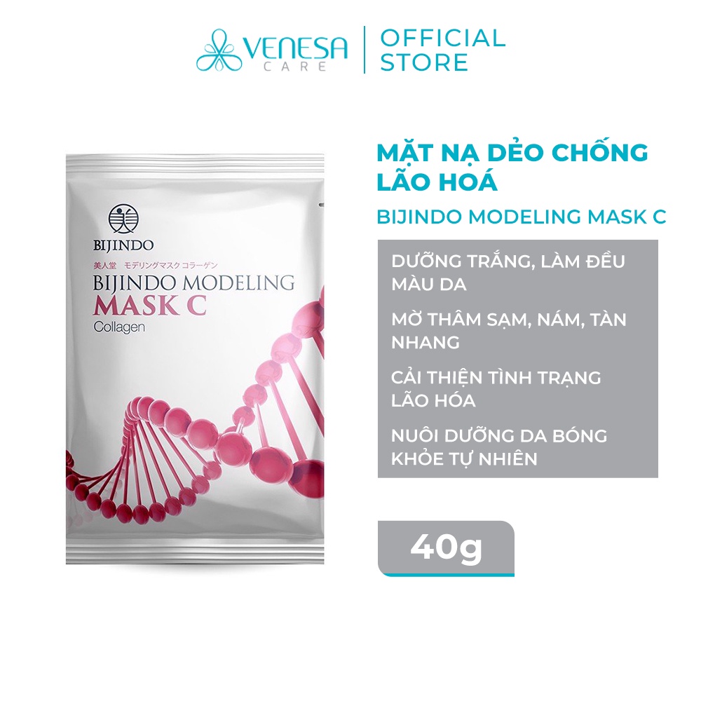 Mặt nạ dẻo chống lão hóa BIJINDO Modeling Mask C (Collagen) 40g