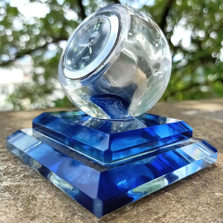 Nước hoa đồng hồ tinh cầu thủy tinh trang trí TAPLLO Ô TÔ, xe hơi, xe tải, cao cấp - sang trọng-SHOPEE Ô TÔ
