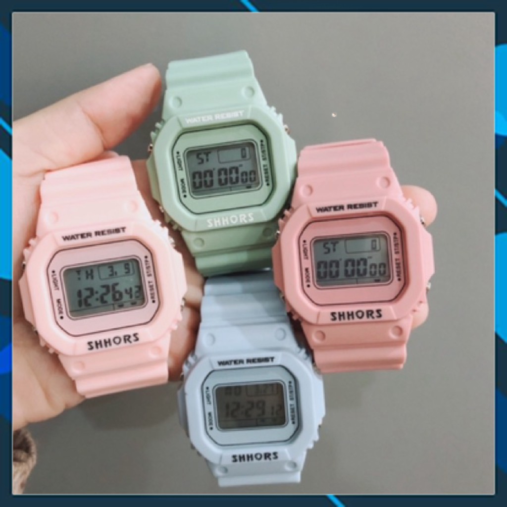 [FREESHIP đơn từ 0đ] Đồng hồ thể thao nữ Sport Watch dễ thương nhiều màu chuyên sỉ đồng hồ