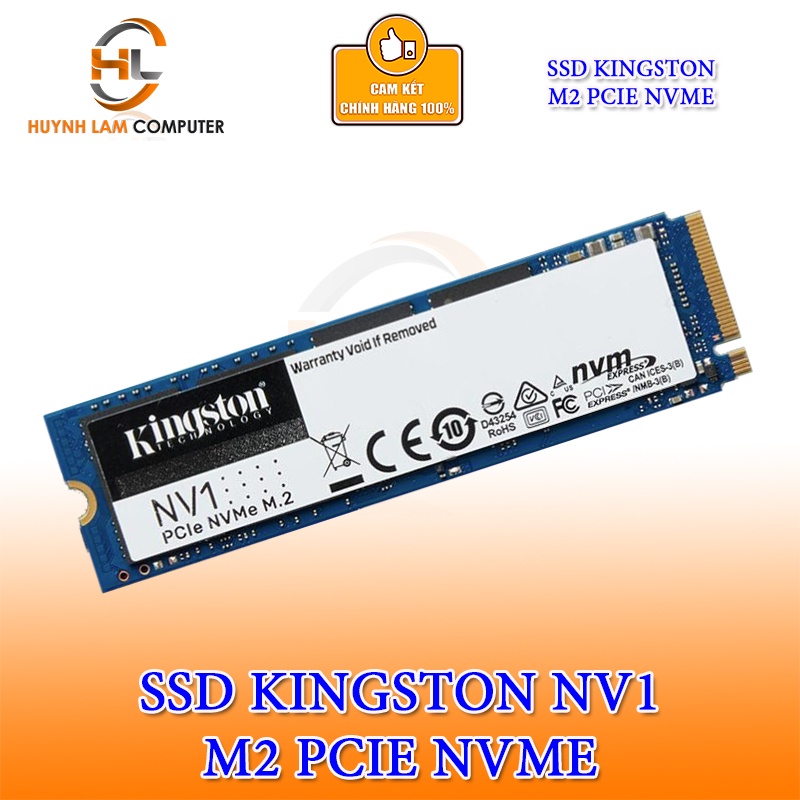 Ổ cứng M2 SSD Kingston 500GB NVME NV2 PCIe 4.0 3.500/2.100 MB/s - Hàng chính hãng