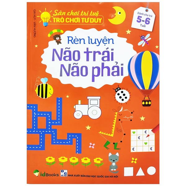 Sách Rèn Luyện Não Trái Não Phải Dành Cho Trẻ 5-6 Tuổi
